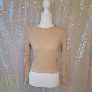 Ribbed Long Sleeve T-shirt